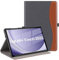 ZtotopCases Hülle für Samsung Galaxy Tab A9+ / A9 Plus 11 Zoll 2023(SM-X210), Premium PU Leder Hülle mit Elastischem Ring für S Pen, Kartenschlitz, Auto Schlaf/Wachen für Galaxy Tab A9+, DenimSchwarz