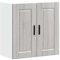 vidaXL Pensile da Cucina Porto Grigio Sonoma in Legno Multistrato