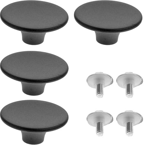 Toyvian Lot de 4 Poignées pour Couvercle de Casserole Universelles Résistantes à la Chaleur Boutons de Cache-Pot en Matériau Solide Accessoires de Remplacement pour Ustensiles Cuisine
