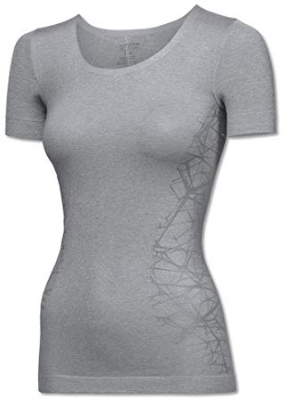 Schiesser Damen Sport Shirt 1/2 Thermounterwäsche - Oberteil,, per pack Grau (silbergrau-mel. 210), 38 (Herstellergröße: 038)