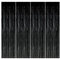 4 STK Folien Vorhänge, 1m x 3m Lametta Vorhang Hintergrund, Schwarz Metallic Lametta Vorhänge, Selbstklebende Folien Fransen Lametta, Partydekorationen für Geburtstags,Abschlussball, Hochzeit