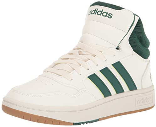 Adidas Mens Sneaker, White/Collegiate Green/Gum, 11.5