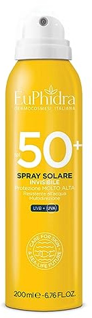 EUPHIDRA KALEIDO SPRAY INVISIBILE SPF50+ 200 ML