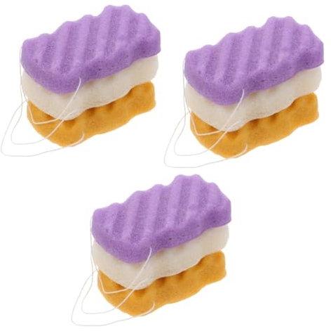 POPETPOP 9 Stk Konjak-badeschwamm Naturschwämme Zum Schwämme Für Die Gesichtsbehandlung Gesichtsschwammpads Babyschwamm Zum Werkzeug Neugeboren Toilettenartikel