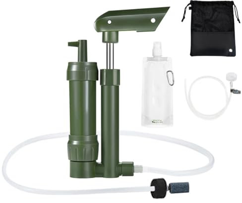 Marran Portable Reverse Osmosis Water Filter Pump Outdoor Water Purification System Survial Gear for Camping Hiking Emergency