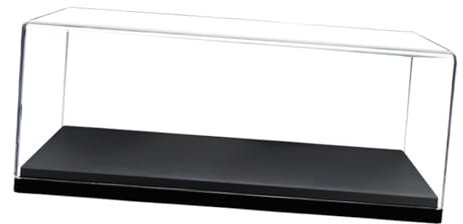 JISADER Présentoir en Acrylique avec Base, présentoir de Collection, vitrine de modèle de Voiture pour véhicule 1/43