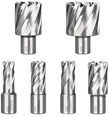 HSS Ringformad Fräs 6-60mm Kärnborr 19mm Skaft Hålborr Hålsågskärare for Metallskärverktyg(40x35mm)
