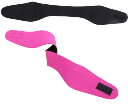Kisangel 2pezzi Fascia da Nuoto in Neoprene Regolabile per Proteggere le Orecchie Durante lo Yoga Immersioni e Altre Attività Acquatiche Adatto per Ragazzo Ragazza e Adulti Colore Casuale