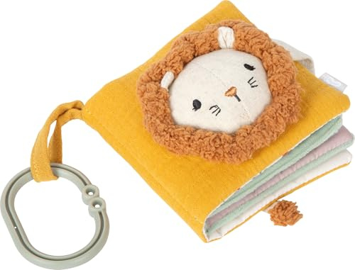 Libro sensoriale in stoffa per bebè Little Lion