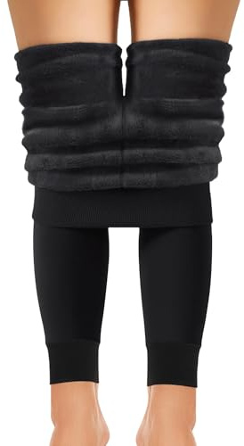 Winter Warm Fleece Lined Leggings for Women Thermal Leggings Velvet Tights