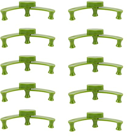 Astklammern Gewächshausklammern 10 Stücke Pflanzenbieger Pflanzentrainer Clips Pflanzenwachstum Bieger Pflanzenclips Pflanzenzweige Bender für Obstbäume Aststützen