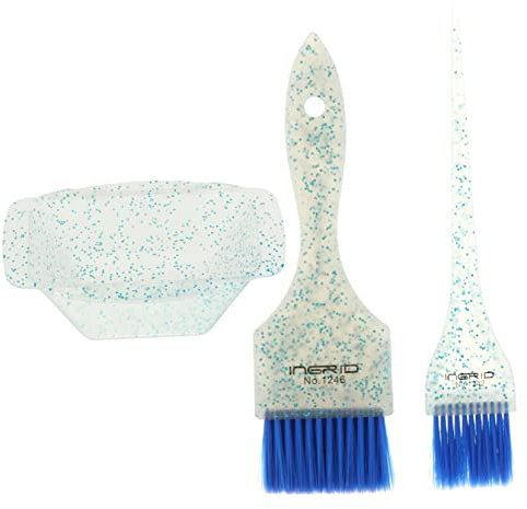 MAGICLULU Professionelles Haarfärbeset Mit Blauem Perleffekt-haarfärbebürsten-set Flexible Mischschüssel Für Salon Heimgebrauch Einfaches Sauberes Auftragen Von Haarfarbe Für Frauen Und Männ