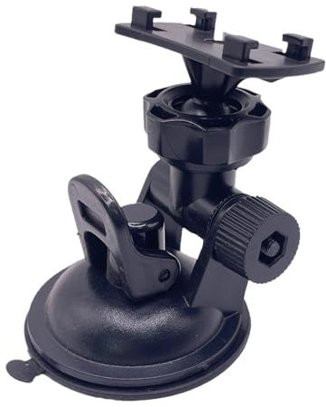 Générique Support de Caméra à Ventouse,Support De Caméra Automobile À Ventouse - Angle Réglable, Détachement Rapide, Accessoires Intérieurs pour Pare-Brise