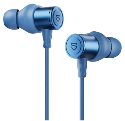 SoundPEATS Q40HD Bluetooth-hörlurar 5.3 in-ear, High-Resolution LDAC-ljud, vattentäta IP67, 20 timmars batteritid, sporthörlurar att bära runt halsen, snabb laddning, design