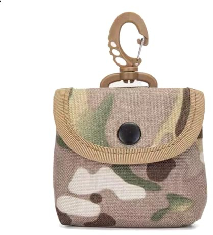 LAOYEFACAI Étui à Clés Mini Sac avec Mousqueton, Porte-Monnaie avec Fermeture Éclair et Porte-Monnaie avec Mousqueton, Porte-Clés Auto, Petit Sac Accrocheur pour Clés et Pièces de Monnaie