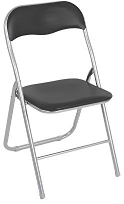 Mediawave Store Media Wave Store 2008AN0816 Lot de 4 chaises Pliantes Gris Ass. Lyon rembourré avec Base en métal, Unica