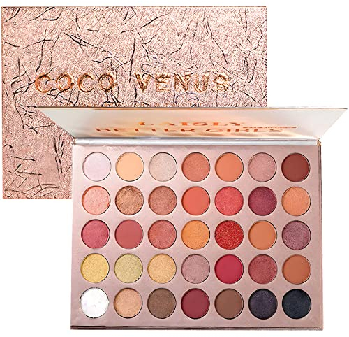 Retoo Lidschatten Palette Professional Makeup Lidschattenpalette mit 35 Farbtönen Hochpigmentiert Intensives und langanhaltendes Finish Formel ohne Inhaltsstoffe tierischen Ursprungs Ultimate Shadow