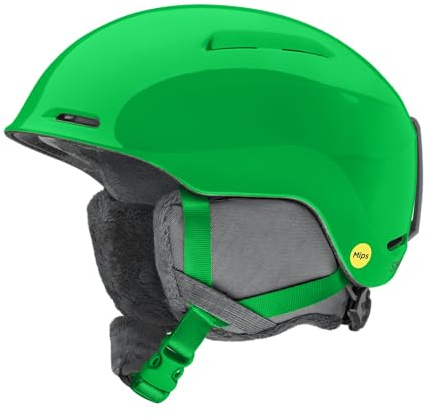 Smith Glide Jr. Helmet – Youth Snowsports Helmet with MIPS Technology – Lightweight Protection for Kids for Skiing & Snowboarding – Slime, Youth X-Small