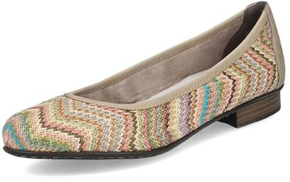 Rieker Dam Low-Top Sneaker 51983, halvskor för kvinnor, Multi 90, 42 EU