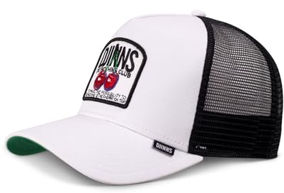 Djinns DNC Cherry Blanc HFT Casquette de Camionneur Réglable