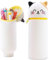 MPXEAVG 2 in 1 Weiche Silikontasche Kawaii Federmäppchen, Stiftetasche Buntstifte Marker, Cartoon Federmäppchen, Niedliche Schulbedarf Mädchen Junge, Gerade (Katze)