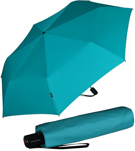 Knirps Taschenschirm Slim Duomatic Auf-Zu-Automatik - pacific