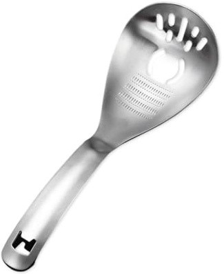Shntig 5 in 1 gadget da cucina multifunzione cucchiaio da cucina separatore tuorlo uova, grattugia, schiacciapatate, scolapasta, apribottiglie cucchiaio da cucina multifunzionale