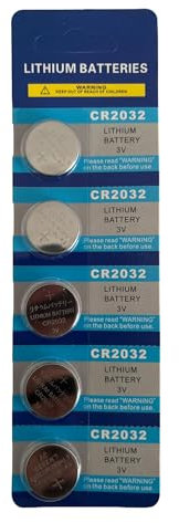 Sivitec 5x CR2032 3V Button Cell Coin Lithium Batteries for Watch, Electronic Toy, Remote