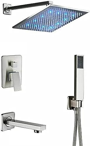 LULUMAIC Sistema de Ducha de Lluvia LED de Juego LED
