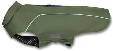 Wolters Regenjacke Easy Rain | Perfekter Schutz bei Regenwetter für Hunde | Farbe Moosgrün Gr. 36 (Rückenlänge 35-37 cm)