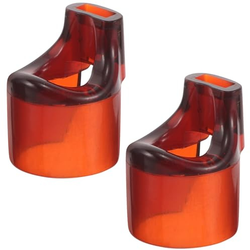 Toyvian Boquilla para Flauta 22mm 2 Piezas para Principiantes, Accesorio de Repuesto Portátil para Práctica Escolar y Profesional, Ayuda para Soplar Flauta Fácil y Compacta