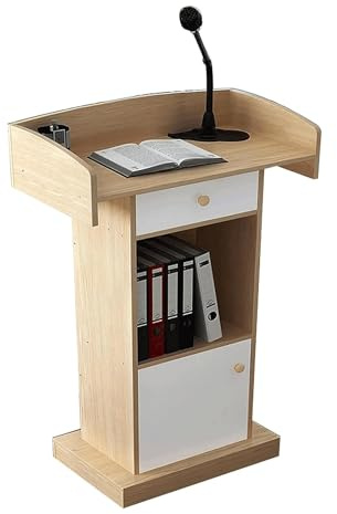Modern Portab Ctern48.20 cm träpodium med rymlig Der perfekt för kyrkor konferenser och evenemang Professionell golv och som present