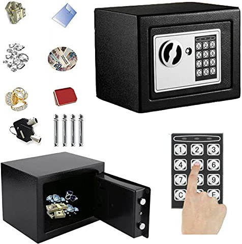 16L digitala hotellskåp Cabisafes i ål (25X35X25Cm) Säkerhetsbox/Vit/4,6L(17X23X17Cm)