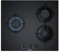 Bosch Electrodomésticos PNC6B6B10 Serie 4 - Placa de cocción empotrada con 3 fogones - 60 cm - Potencia 7500 W - Vidrio duro - Negro