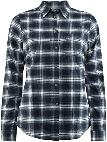 Fjällräven Damen Övik Flannel Shirt, Dark Navy, S