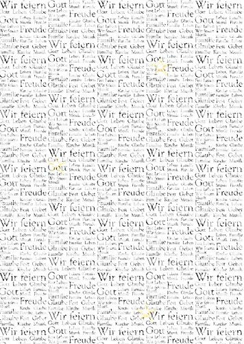 TransparentpapierSilver Style Worte, DIN A4, 5 Blatt