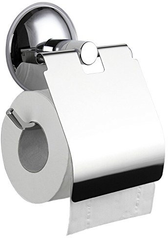 Pyatofly Porte-papier toilette en acier inoxydable avec ventouse pour salle de bain