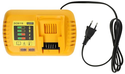 vhbw Schnellladegerät Ersatz für Dewalt DCB118 für Werkzeug Akkus