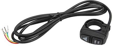 Elektrischer Fahrrad-Lichtschalter, Elektrischer Fahrrad-Schalter, Elektrischer Fahrrad-Lichtschalter, Einfache Bedienung, Doppelte Selbstverriegelung, Verschleißfest, Angenehmes