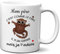 L'Esprit Des Anges Tasse-Mug Cadeau Papa - Mon Père c'est comme le Café il a un Grain- Idée Humour Original Anniversaire Fête de Pères