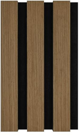 ACWP012 Golden Oak Acoustic Panel Wall Internal Slatted 3D Wood