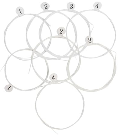 TOYANDONA 8 Piezas Cuerdas De Ukelele De Nailon Repuesto De Cuerdas Transparentes Para Instrumentos Accesorios De Ukelele Para Reemplazables