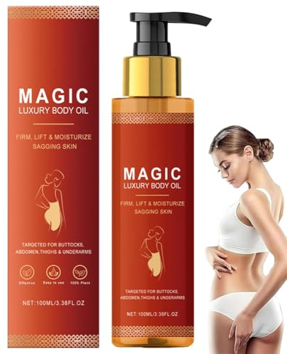 Magic Luxury Body Oil, Liora Life Körperöl, Liora Life Lifting Body Oil, Magisches Körperöl Straffend, Reduziert Feine Linien, Verbessert Die Elastizität, Schnelle Absorption(1pc)