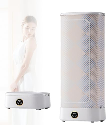 Asciugatrice Stiratrice a Vapore Intelligente Di Cura a Vapore, Asciugatura 70°c, 3 Modalità per Camicie/Delicati, Spegnimento Automatico