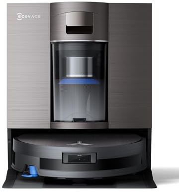 ECOVACS DEEBOT X11 OmniCyclone Robot Vacuum Cleaner with Mop, PowerBoost Charging, OZMO Roller 2.0 Instant Self-Washing Mop, 19,500Pa Suction, Bagless OmniCyclone Station, AIVI 3D Smart Navigation