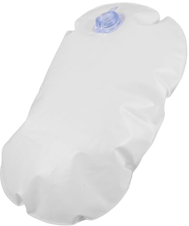 TOBBOMEY Almohadilla para Bañera Rellenable con Agua Cojín Antideslizante de Duradero con Ventosas Asiento Cómodo para Baño Casa y Hotel Frío o Caliente