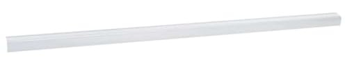 WGYHOME Perfil de borde de escalera de aluminio plateado 67 cm en forma de L antideslizante para escaleras interiores – Perfil de seguridad para protección de bordes y prevención de accidentes en