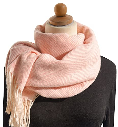 Schal Damen Herbst Kariert Groß Plaid Warm Halstuch XXL Lang Fransen Tartan Schal Elegant Frauen Kariert Kuschelig Karo Herbst Winter Winterschal Schlupfschal Scarf Damenschal