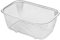 Fine Net Rectangular Colander - Stainless Steel Deep Fry Mesh Strainer for Home Kitchen - Rectangular French Fries Holder