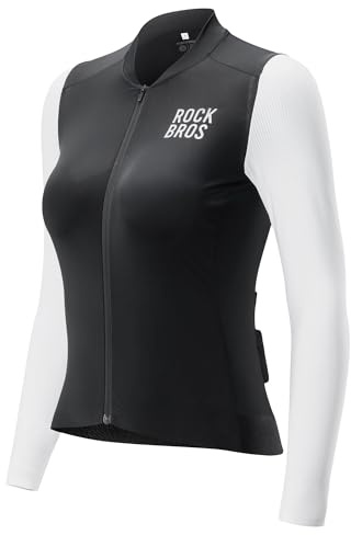 ROCKBROS Chaqueta Deportiva Mujer Sudadero Transpirable Verano Chaqueta Ciclismo Ropa de Manga Larga para Deporte Correr Bicicleta Jacket Mujer